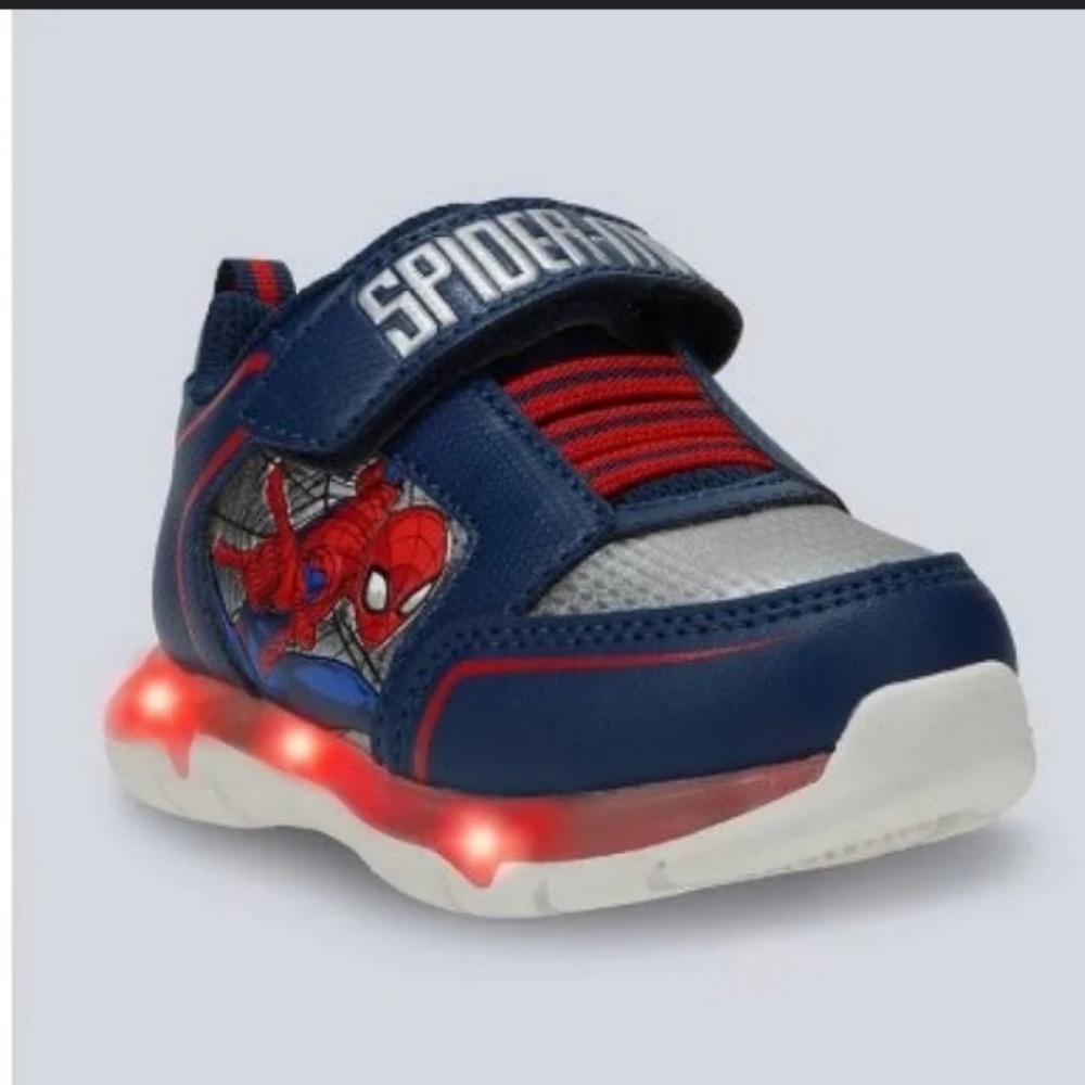 Marvel Spider-Man Light Up Sneakers Navy Blue/Red